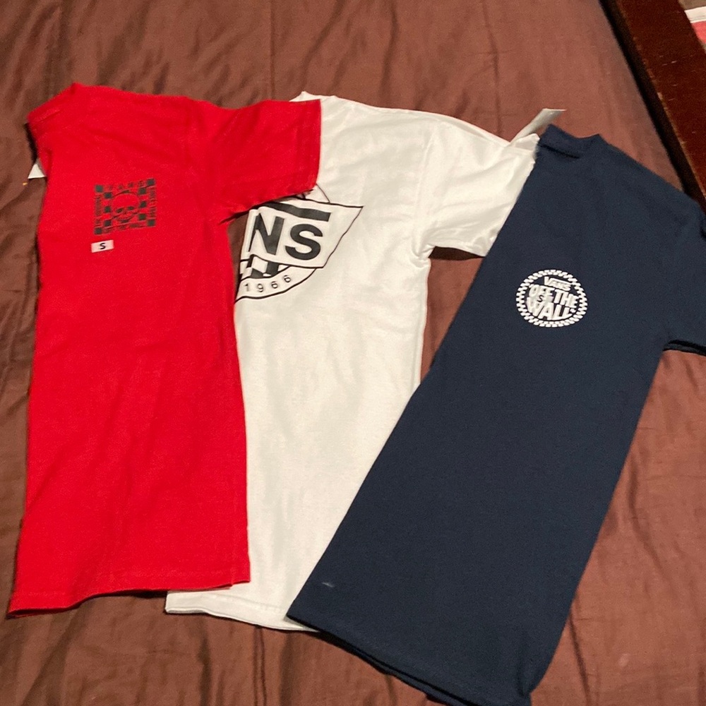PERFECT GIFT!  All Three for Price!  Short Sleeve Crewneck by Vans Brand.  NWT!